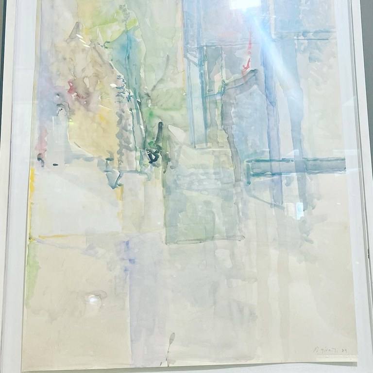 Beautiful Moshe Givanti water colour lithograph (1989): R6,000