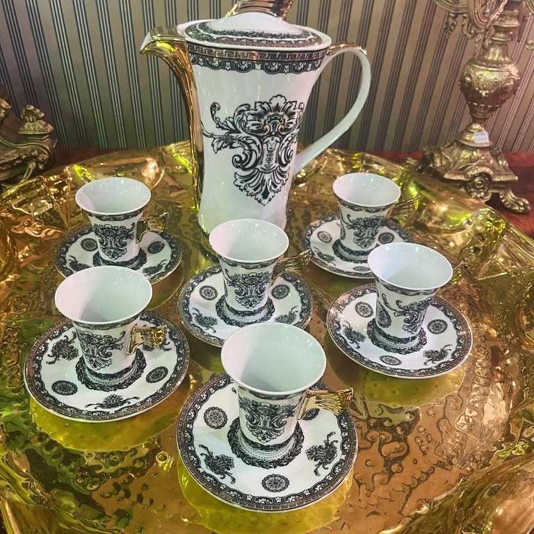 Versace meets Rosenthal 13-piece tea set - SOLD