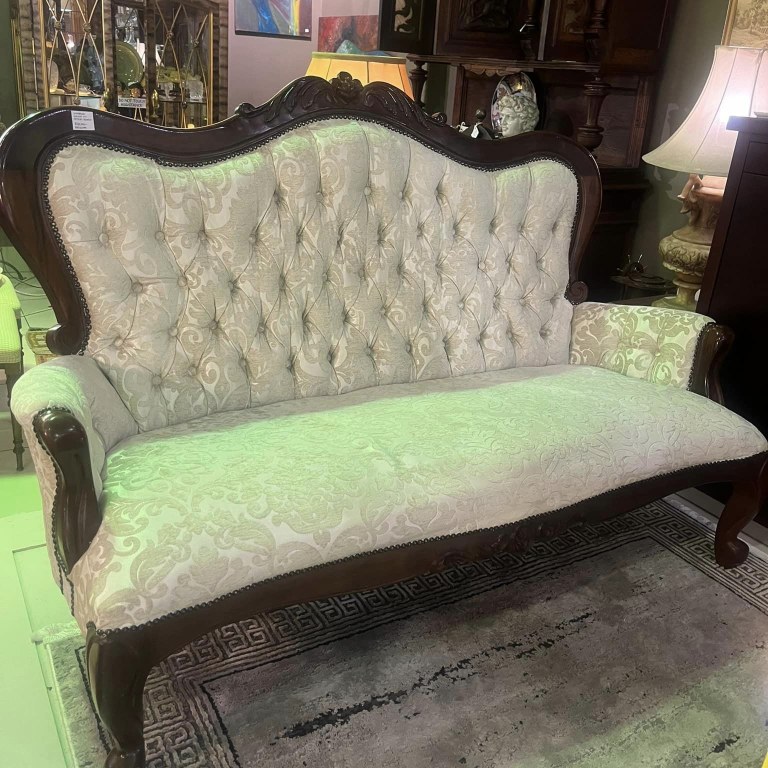 Victorian style settee