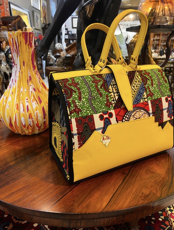 A&Tg Ekasie leather handbag & fabrics