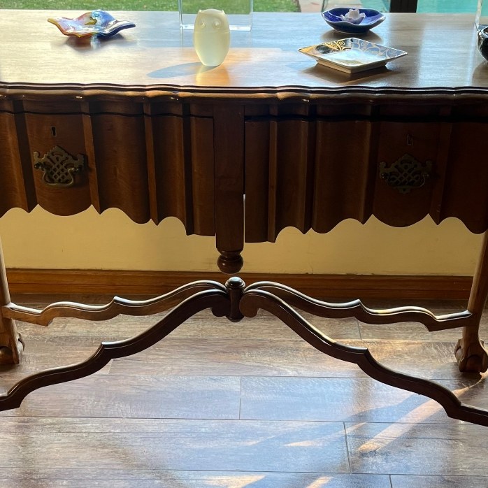 Stinkwood ball & claw credenza: R8,500