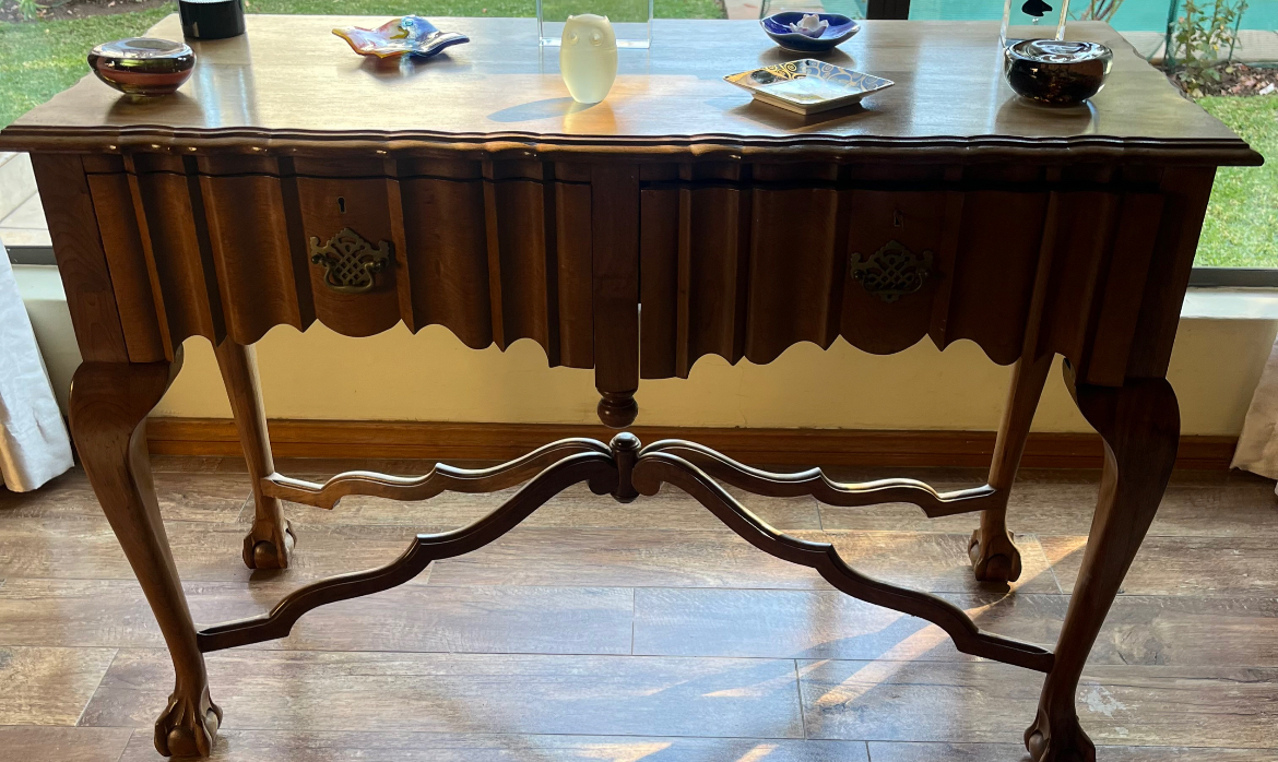 Stinkwood ball & claw credenza: R8,500