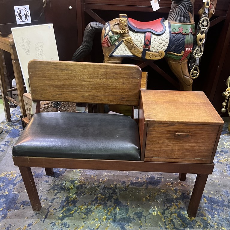 Mid-Century modern teak Gossip chair
