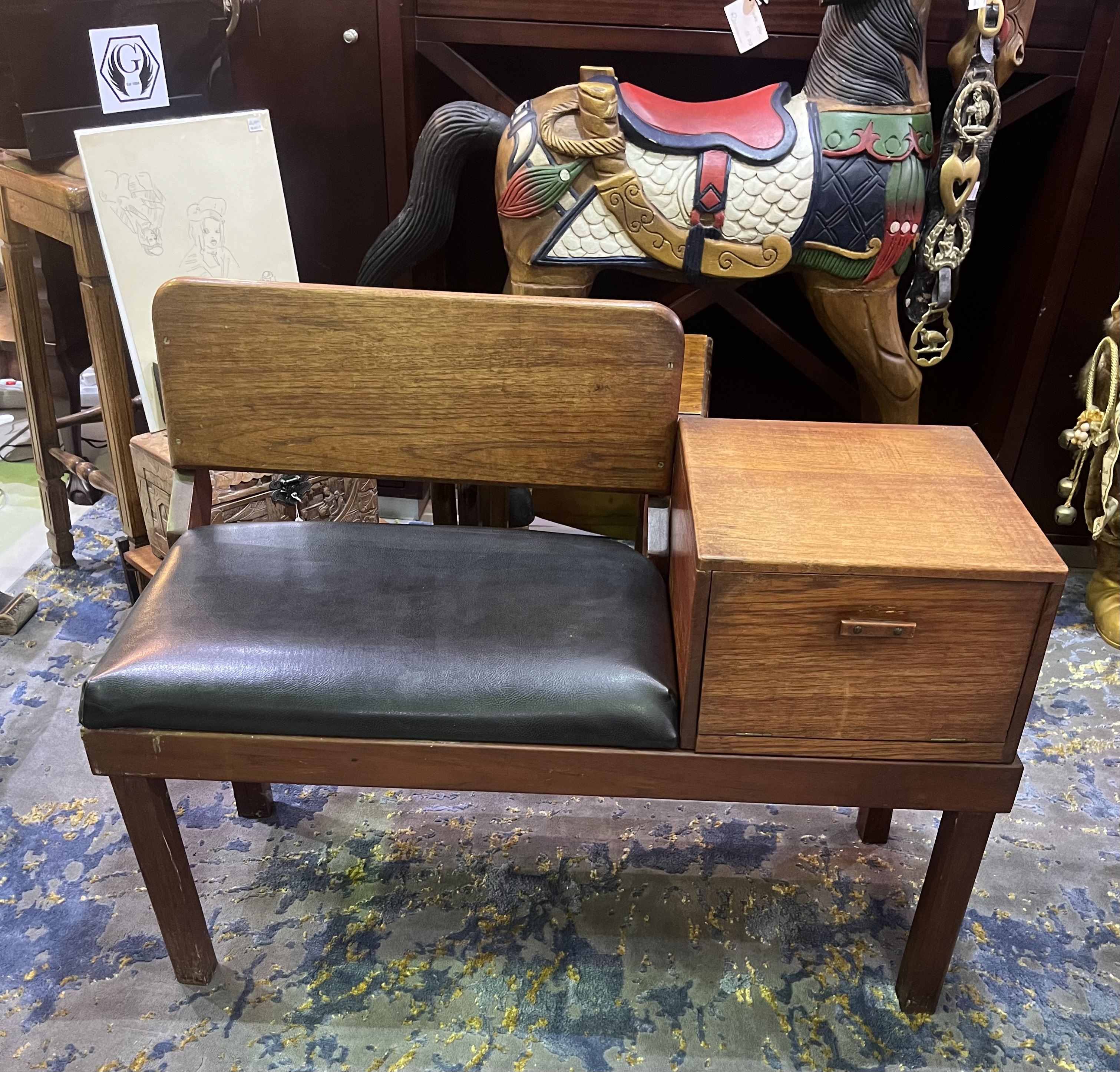 Mid-Century modern teak Gossip chair