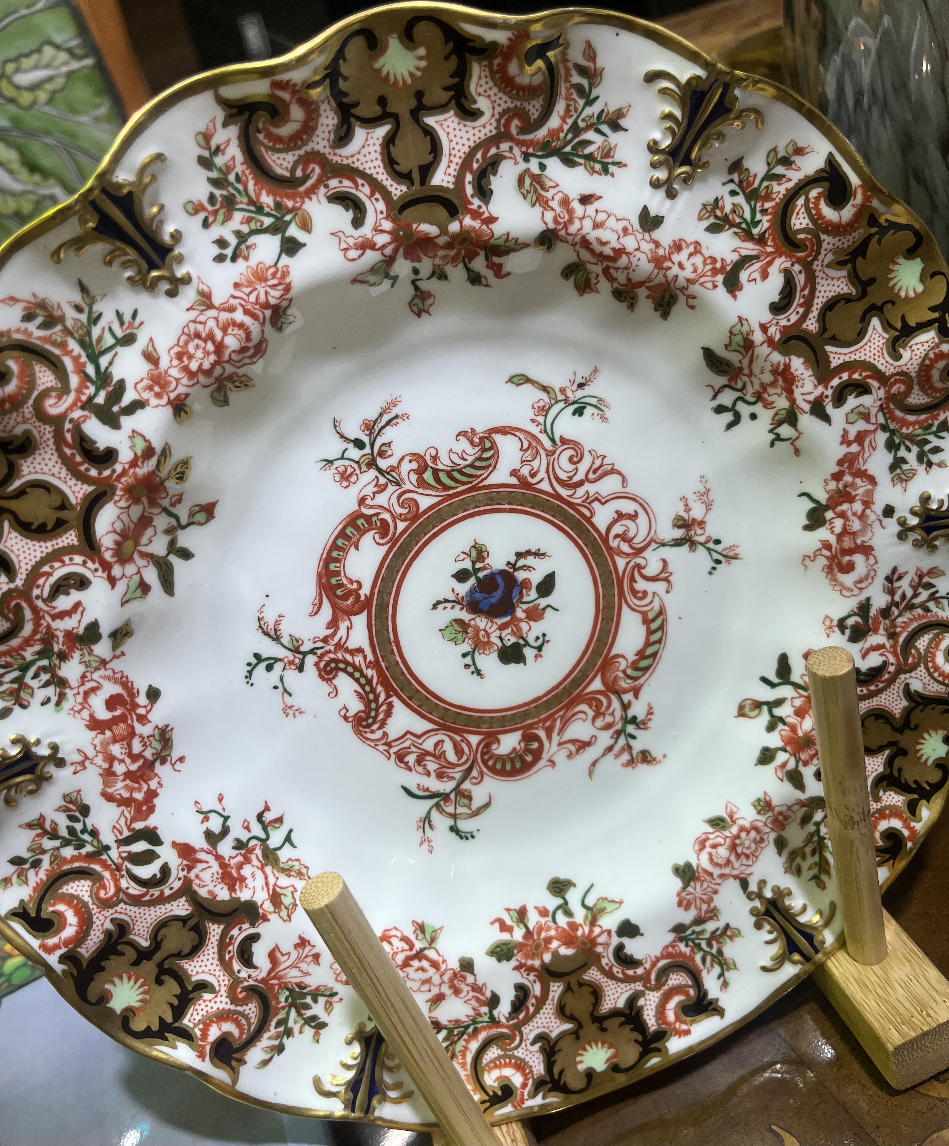 Royal Crown Derby porcelain imari plate