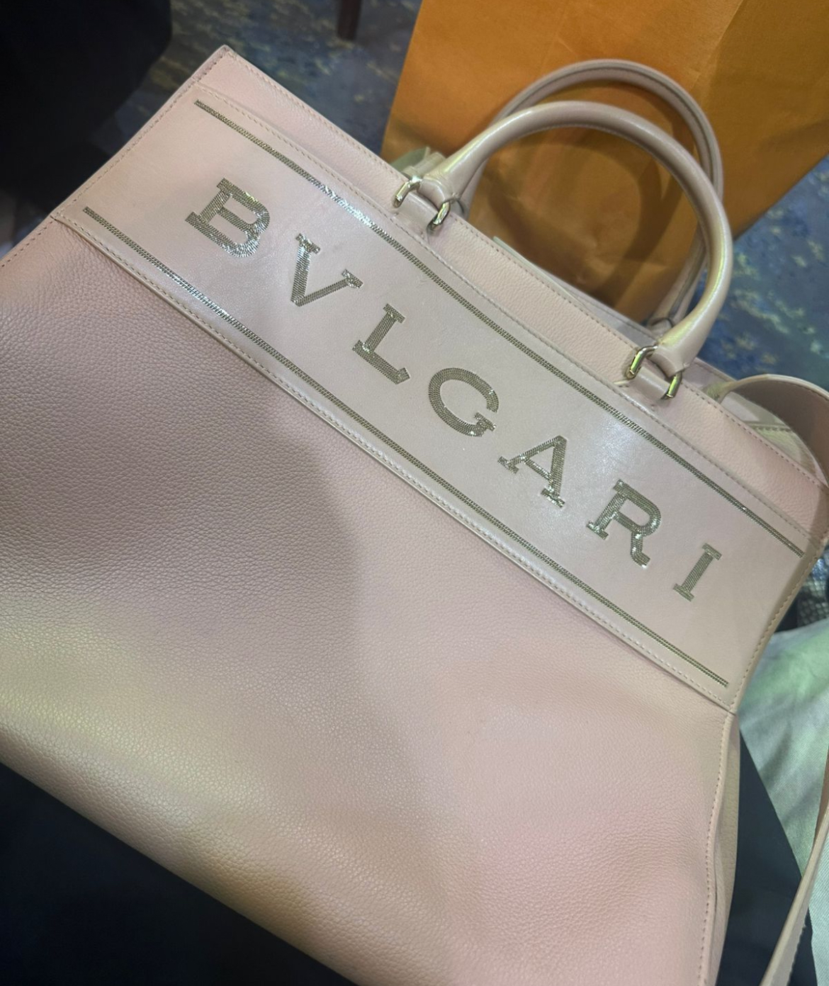 Bulgari Dusty Pink Tote