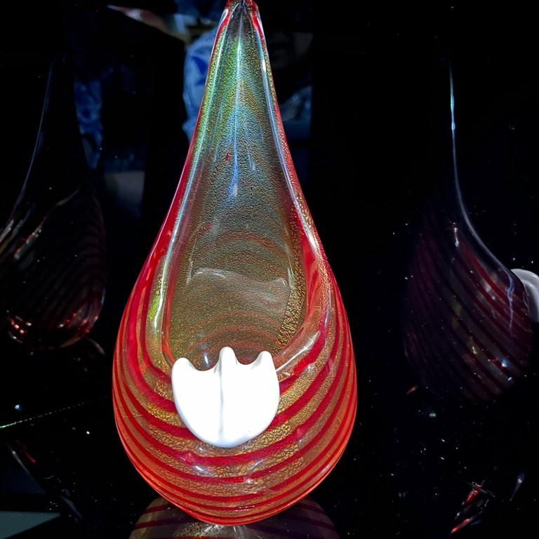 Murano Spirale Vase by Giorgio Ferra for A.VE.M. Murano, c1950s