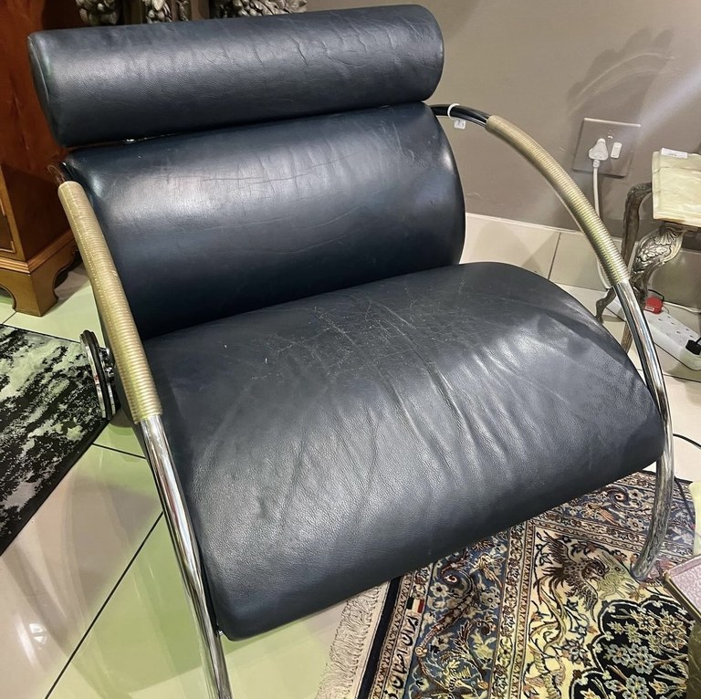 Ledersessel und Zweisitzer von COR by Peter Maly, c1980s