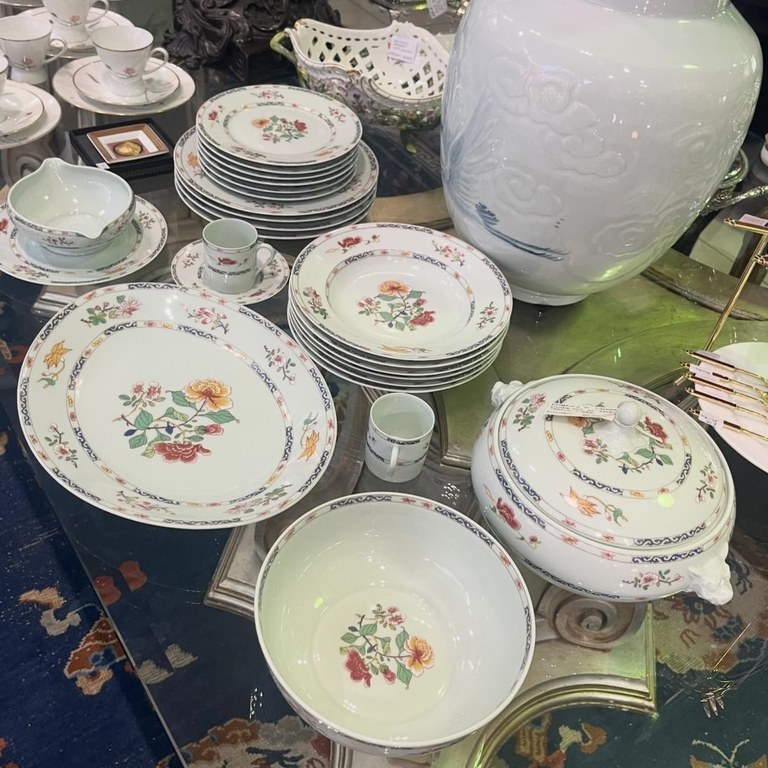 Raynaud & Co Limoges, France, dinner set, 24-piece, c1930s
