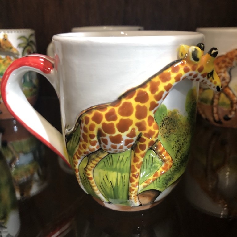 COLLECTION OF CERAMIC COFFEE MUGS