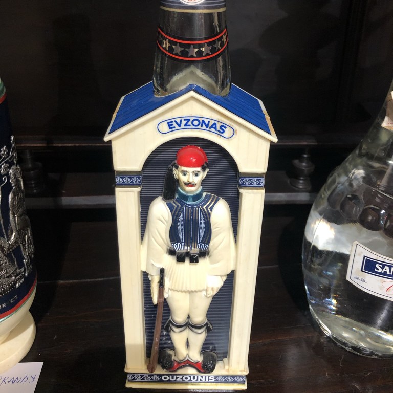 COLLECTION OF VINTAGE OUZO