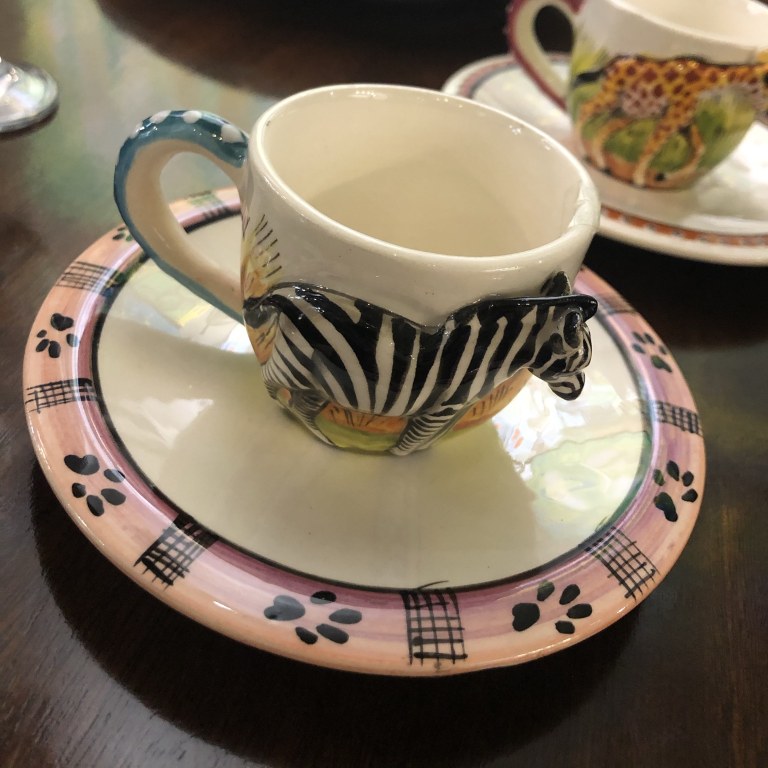 COLLECTION OF CERAMIC ESPRESSO CUPS