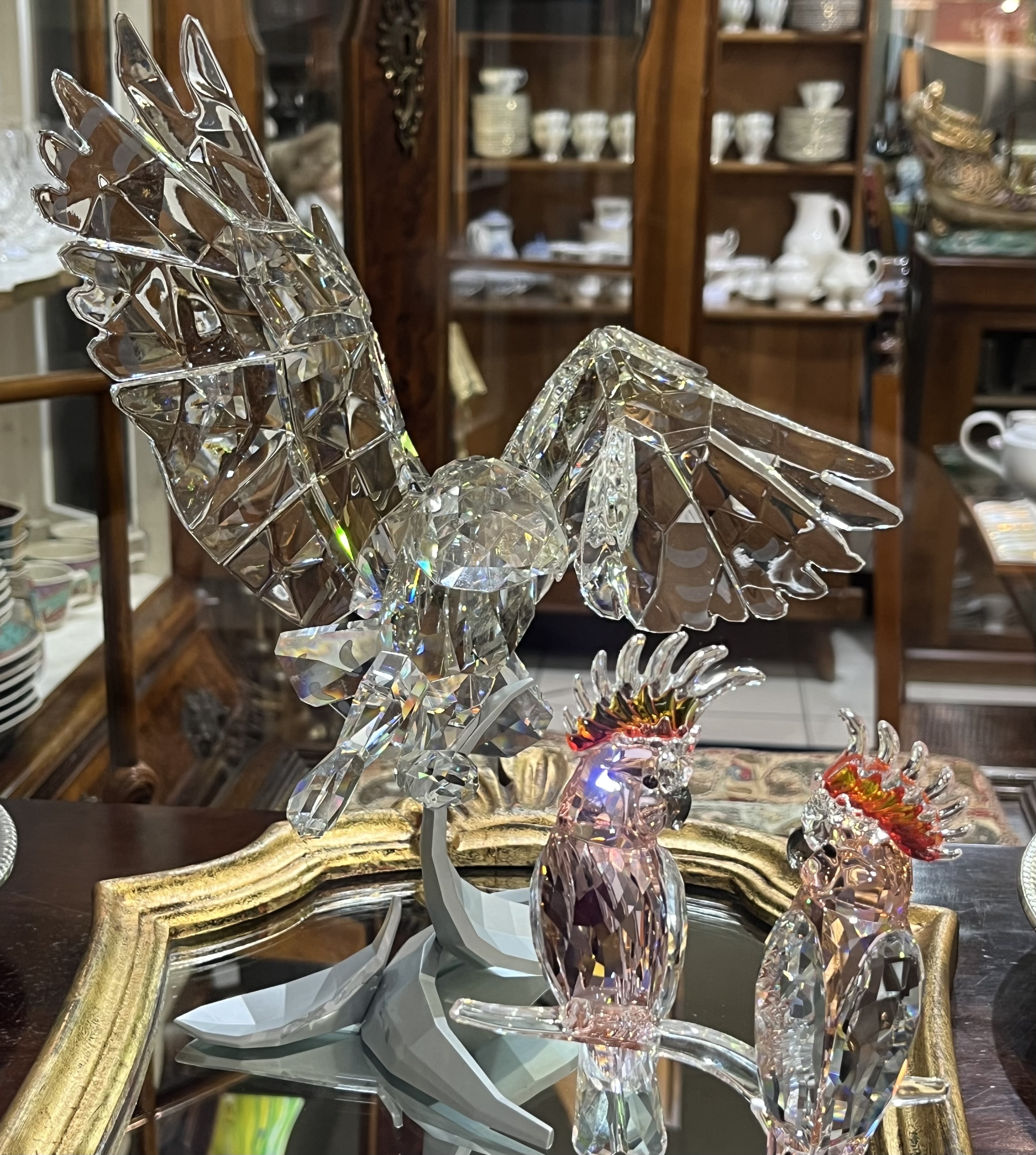 Swarovski Crystal Snow Eagle by Anton Hirzinger