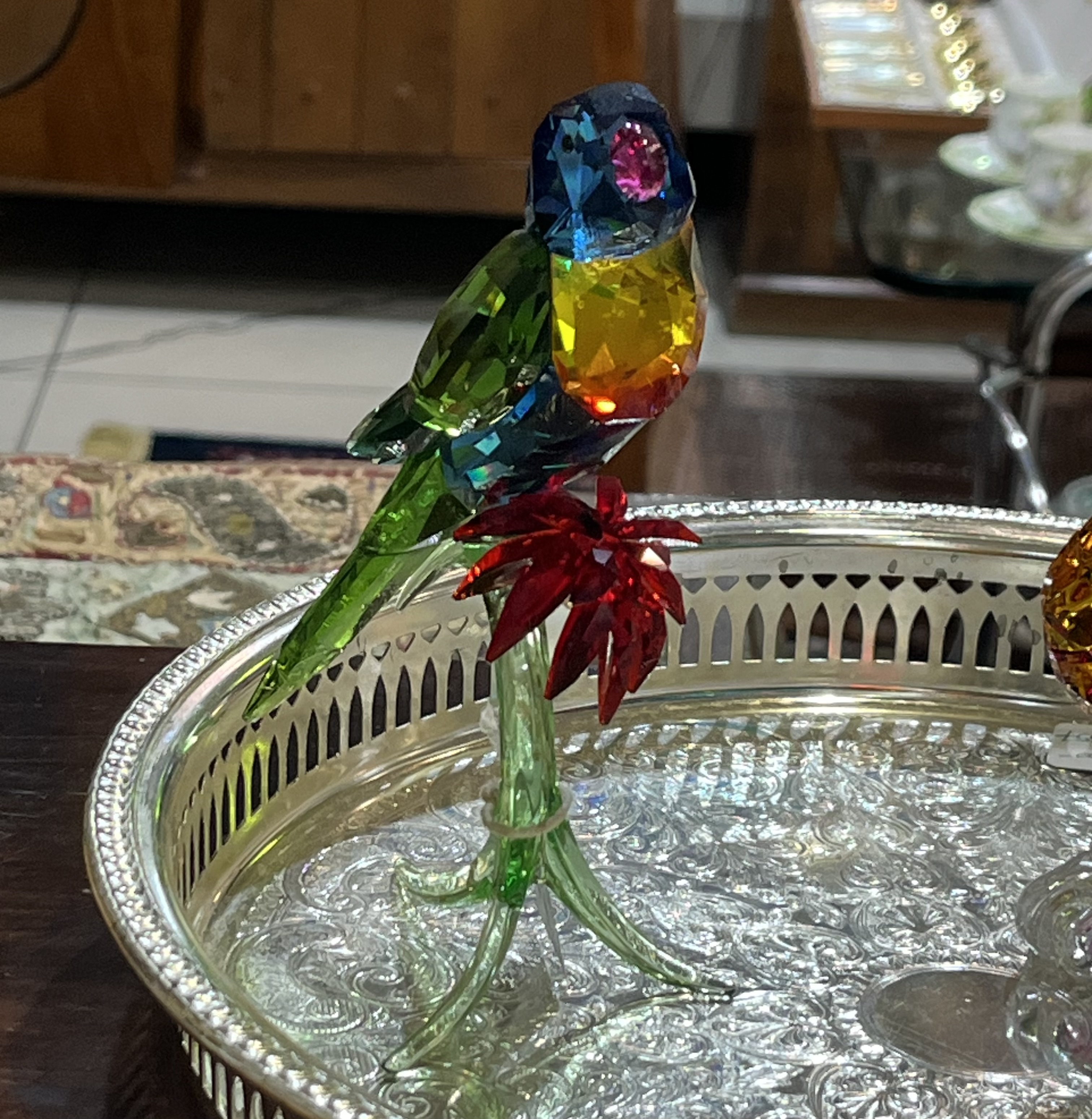 Swarovksi Rainbow Lorikeet by Heinz Tabertshofer