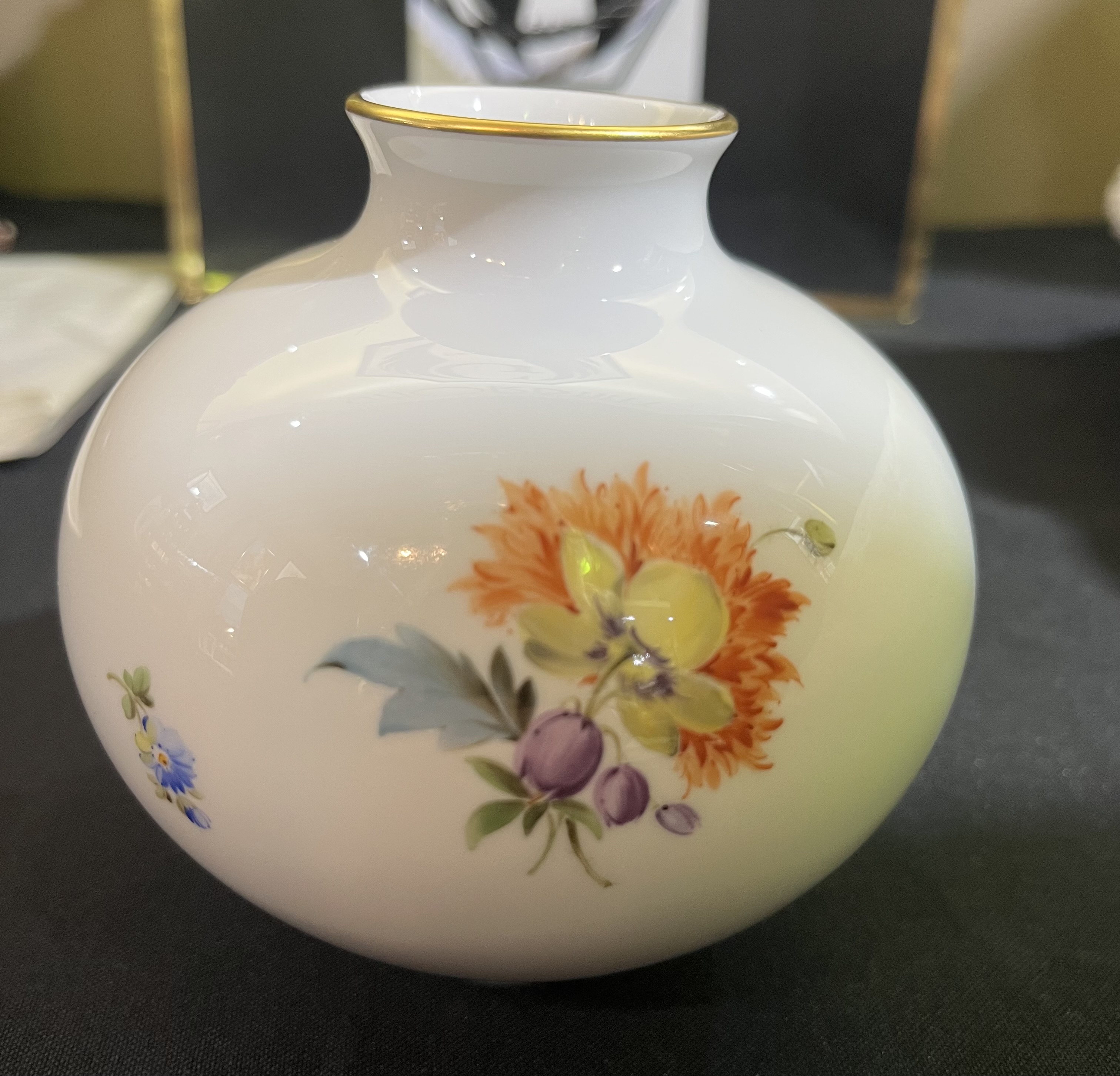 Meissen porcelain vase