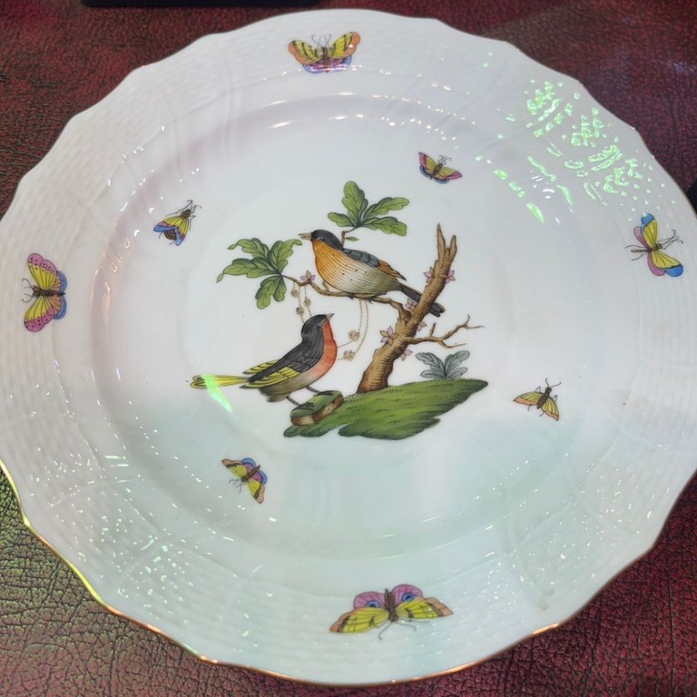 Herend Rothschild bird luncheon plate: R3,500