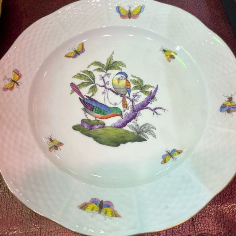 Herend Rothschild bird luncheon plate: R3,500