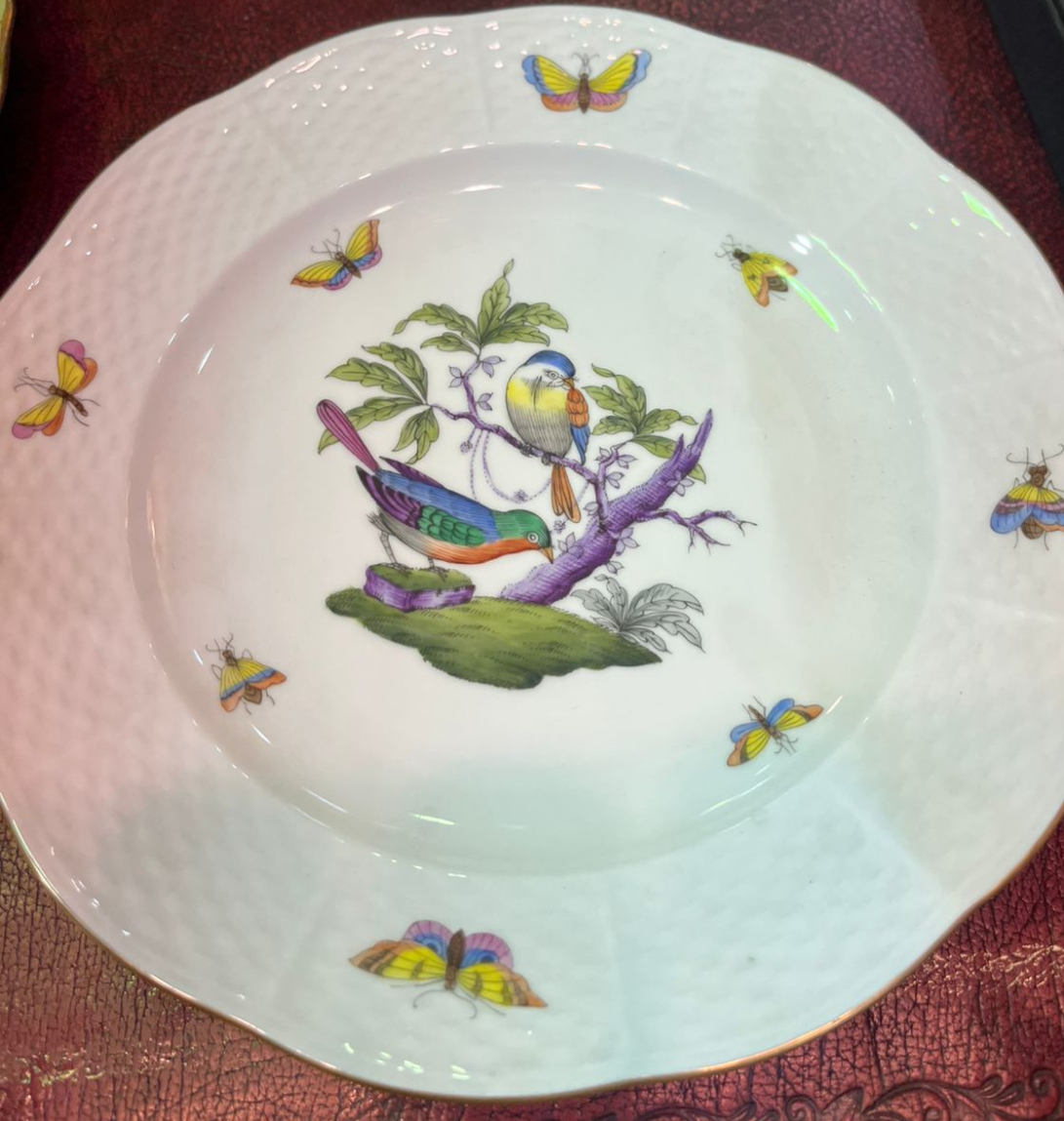 Herend Rothschild bird luncheon plate: R3,500