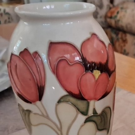 Moorcroft Anemone pattern vase: R5,000