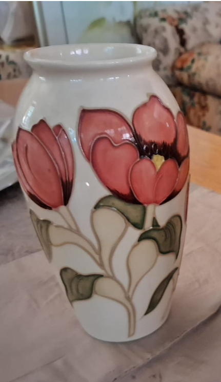 Moorcroft Anemone pattern vase: R5,000