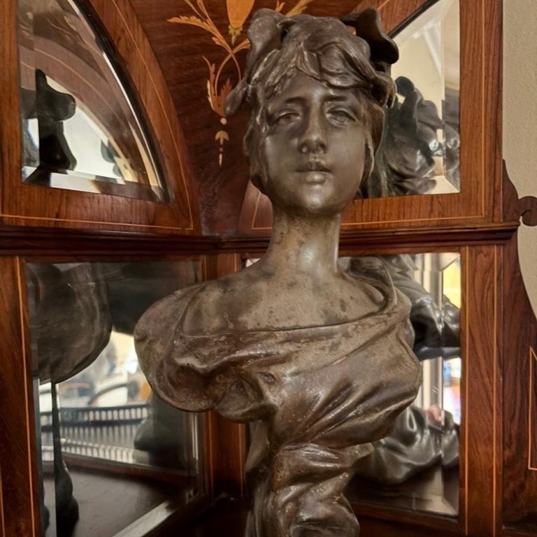 Anton Nelson bronze bust: POR