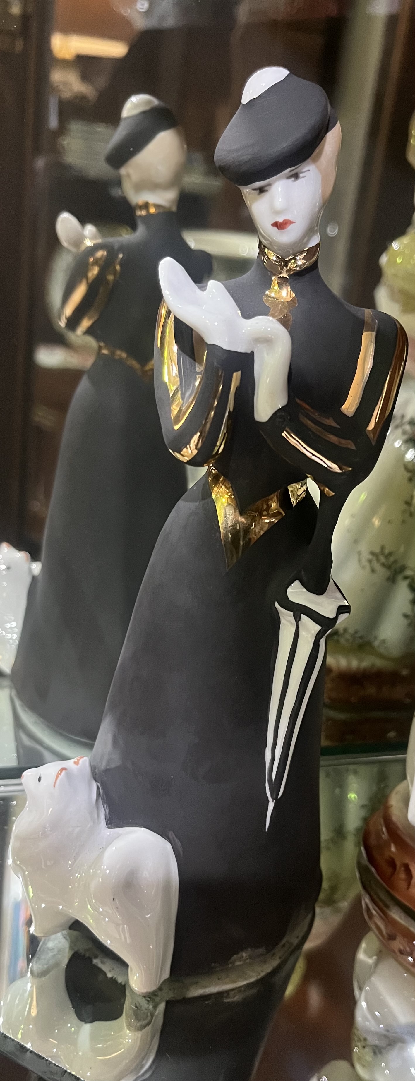 Dutevo Victorian lady with dog - R2,000