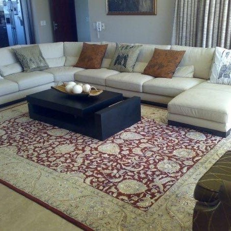 No 301 Carpet Description: Agra silk and wool