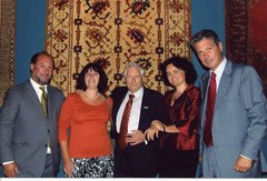 His older son Richard with Joanna de Unger, Geza Feherari, Dr Emese Pasztor with Stefano Ionescu