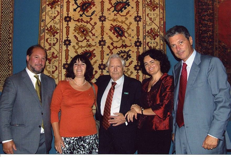 His older son Richard with Joanna de Unger, Geza Feherari, Dr Emese Pasztor with Stefano Ionescu