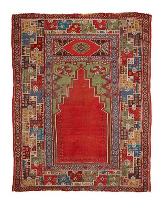 A Mudjur niche rug, Central Anatolia, mid 19th century