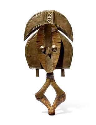 A PRIVATE PASSION, STONE COLLECTION AND SOULE STONE KOTA-OBAMBA JANUS RELIQUAR FIGURE, MBULU NGULU GABON