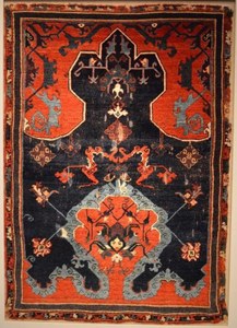 THE RUG: Niche Cloudband rug from Anatolia with the spider