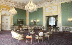 Amu Oghli carpet in Sa'ad Abad Palace in Tehran, Iran