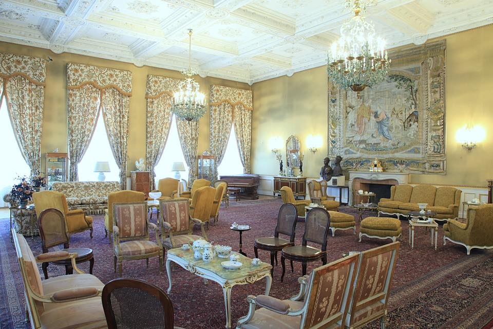 Amu Oghli carpet in Sa'ad Abad Palace in Tehran, Iran