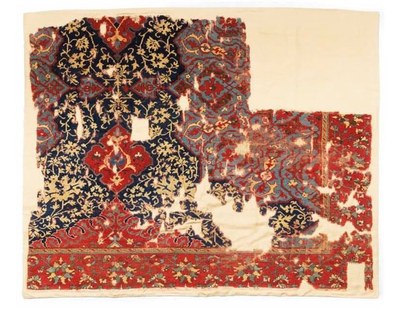 An Ouchak carpet fragment, Western Anatolia, probably late 16th century