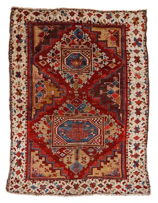 Anatolian Turnali Rug, Turkey, Late 19th C.