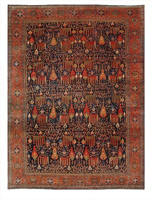 Antique Persian Sarouk Farahan, 12' X 16'4"