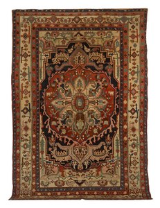 Antique Serapi Carpet