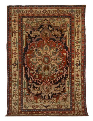 Antique Serapi Carpet