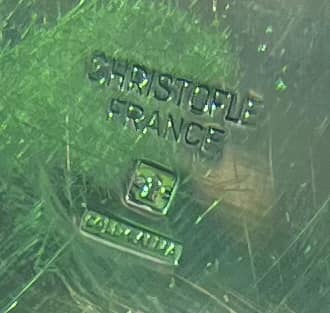 Christofle maker's mark