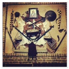 Coco de mer bowls on display