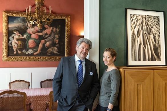 Konrad Bernheimer and his daughter, Bianca