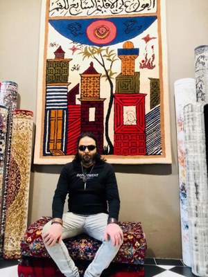 From written text to woven art