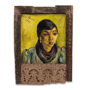 Irma Stern - Malay (Black Headdress)