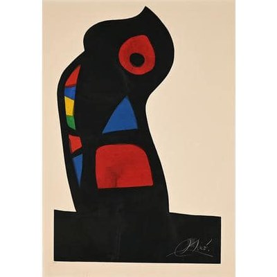 JOAN MIRÓ (SPAIN, 1893 - 1983) 'L'OUSTACHI (THE USTACHI)