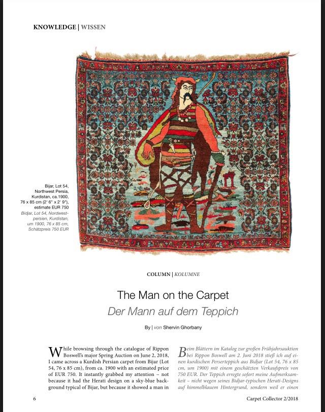 The man on the carpet