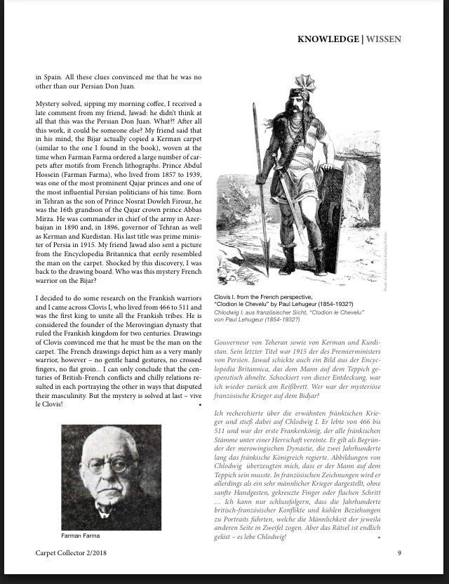 The man on the carpet