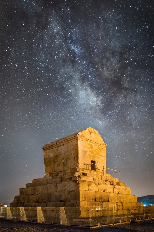 The tomb of king Cyrus in Iran 