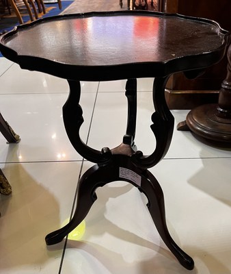 Pair of Edwardian Chippendale Revival Mahogany Wine Tables (c. 1905)
