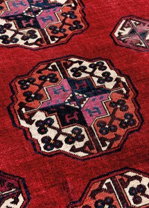 PART-SILK SALOR MAIN CARPET WEST TURKMENISTAN, CIRCA 1800